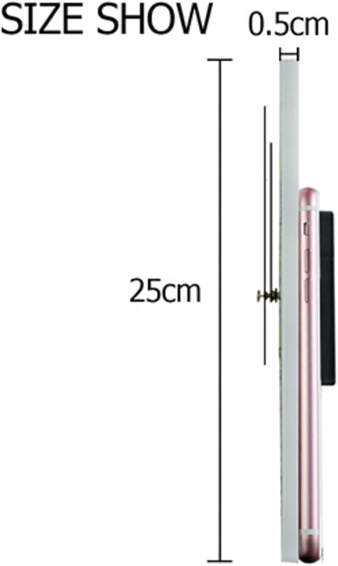 Qilmy Blue Butterfly Wall Clock Silent Non Ticking Oil Painting Round Wall Clock for Living Room Kitchen Bedroom Dining Room