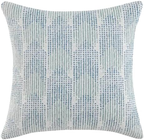 BlvdEi8ht Decorative Throw Pillow – Down Alternative Cushion Insert, Soft Luxury Sofa & Bed Pillow for Living Room, Couch & Home Décor – CAL117 Compliant (Pantego, 18" x 18", Down Alternative)