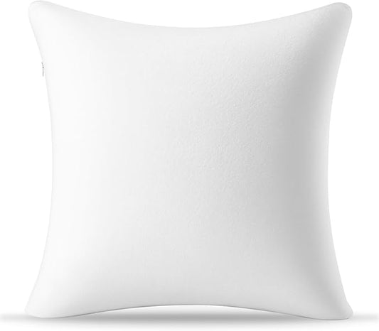 AM AEROMAX 20 ×20 Throw Pillow Memory Foam Pillow Insert - Square Accent Pillow for Decorative Cushion Bed Couch Sofa - Non-Deforming Over Time