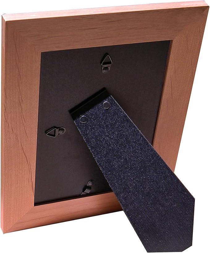 Carbon, Personalized 5x7 Portrait Photo Frame – UV Printed Alder Picture Frame, Custom Wood Picture Wooden Frame for Desk or Wall – Gift for Family, Friends, Coworkers