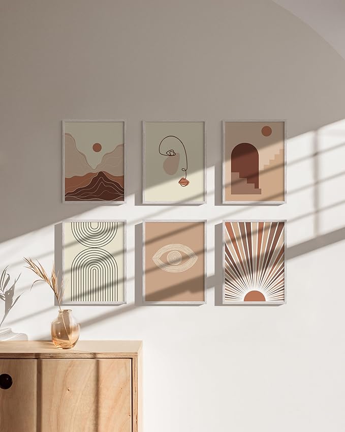 HAUS AND HUES White Oak Wood 9x12 Picture Frames - Bulk Set of 25, Natural Frames for Posters and Wall Art