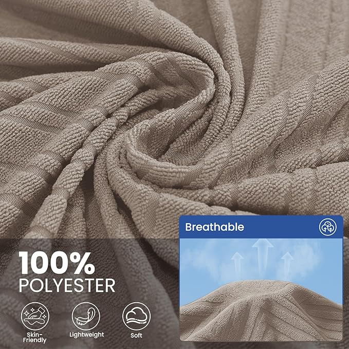 CYCMACO Pet Couch Cover for Dogs, 78"x102", Sofa Covers Washable Geometry, Loveseat Cover for 2 Cushion Sofa, Couch Covers for Sectional L-Shape, Non Slip Dog Furniture Protector, Khaki