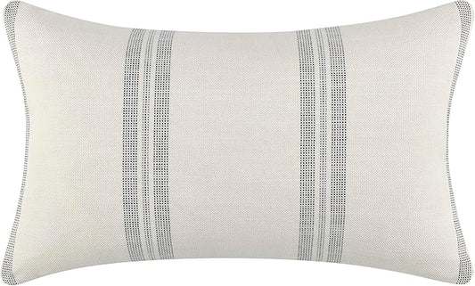 BlvdEi8ht Kingsbury Decorative Throw Pillow – Down Alternative Cushion Insert, Soft Luxury Sofa & Bed Accent Pillow for Living Room, Couch & Home Décor – CAL117 Compliant (12"x 20")