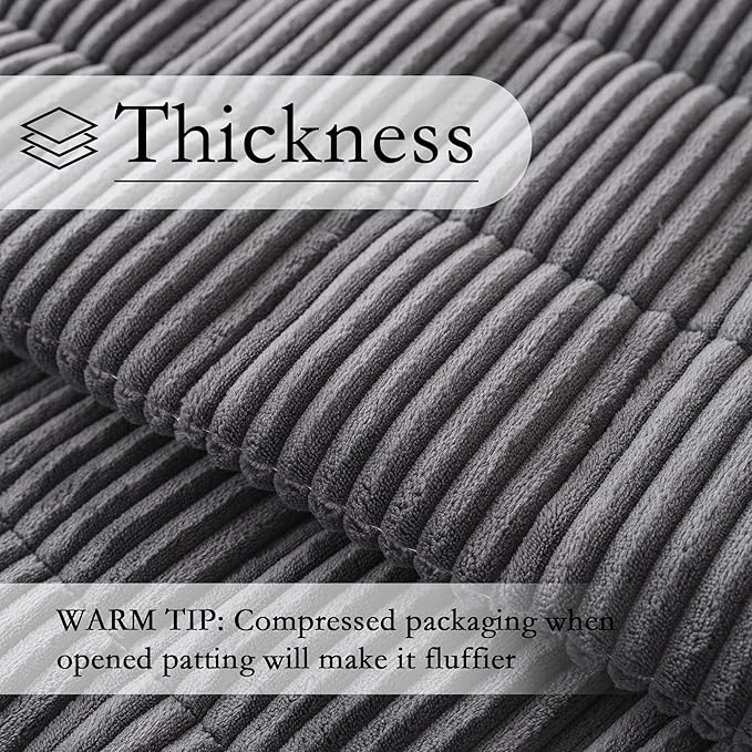 MYSKY HOME Couch Cover for Dogs Washable, Dog Sofa Couch Covers,Washable Non-Slip Couch Sofa Cover Protector Dog Mat for 3 Cushions and Sofas(Dark Grey,27.6" x 82.7")