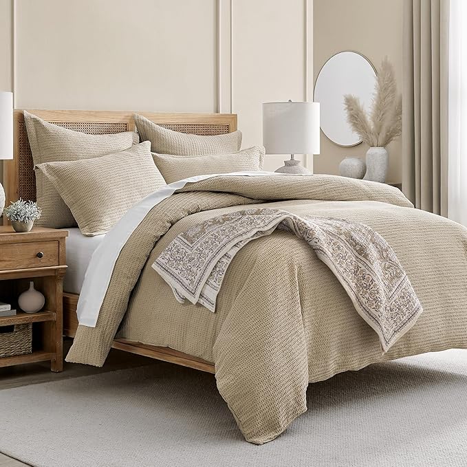 Levtex Home - Adare Taupe - Throw - Bordered Floral - Taupe, Grey and Cream -Quilted Throw (50x60in.) - Cotton